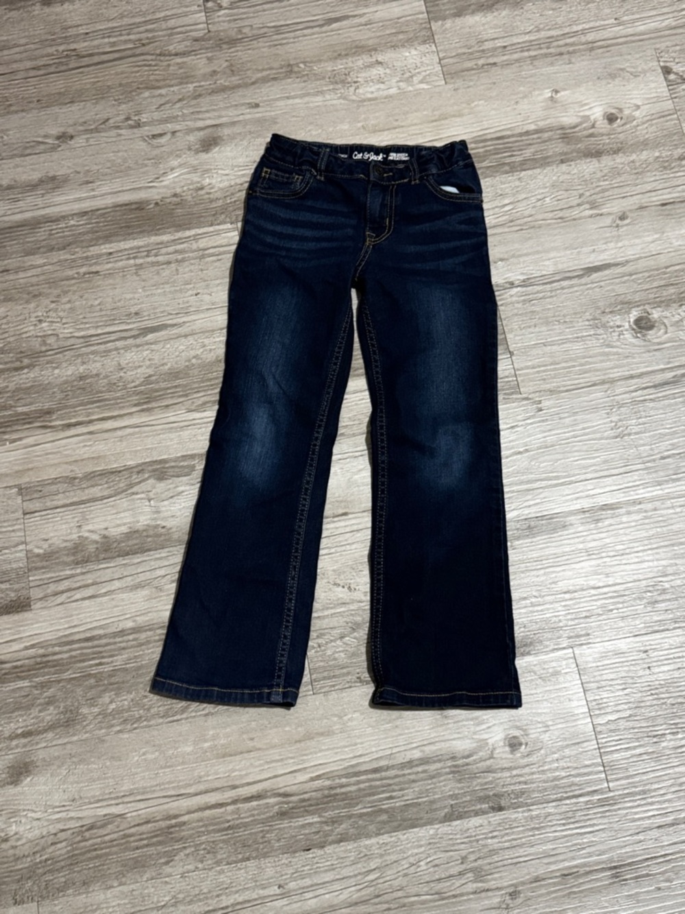 Cat & Jack Navy Wide-Leg Kids Jeans